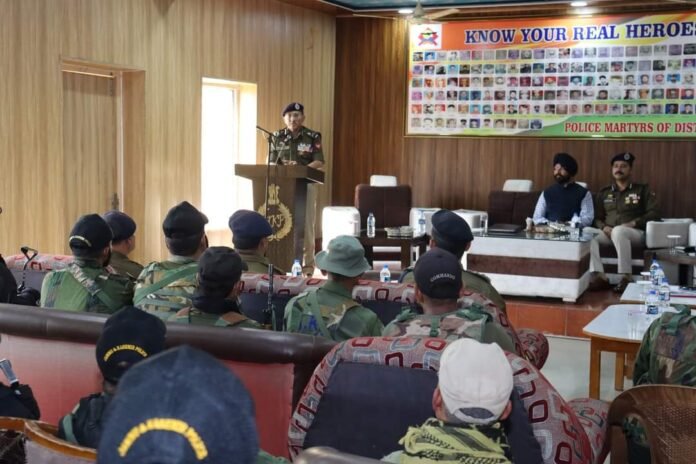 ADGP Jammu Zone reviews #operational preparedness of district Doda